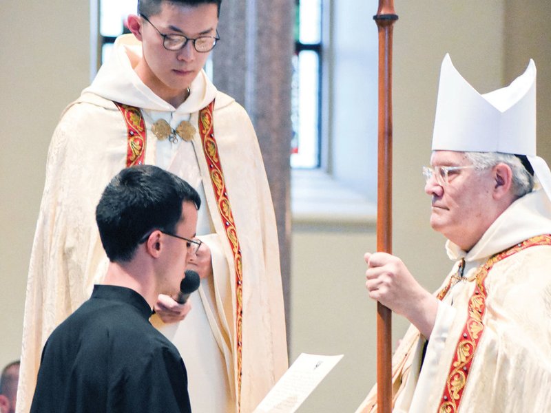 Brother Maxson Professes Vows With Benedictines