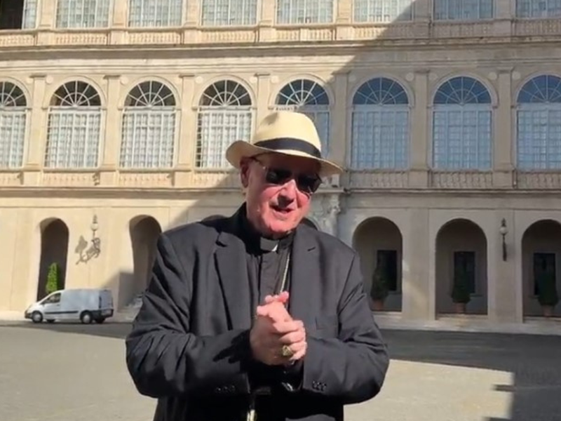 A Word from Cardinal Dolan: Visit to Rome | Cortile di San Damaso