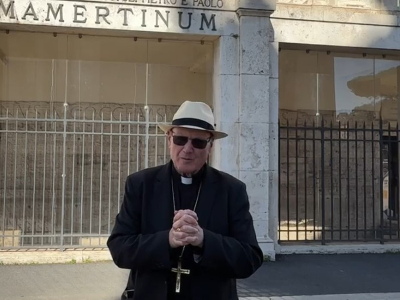 A Word from Cardinal Dolan: Visit to Rome | The Mamertine Prison