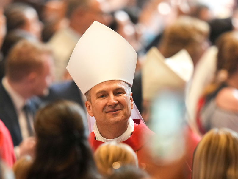 Archbishop Ronald Hicks Receives His Pallium From Pope Leo XIV at St. Peter’s Basilica Mass
