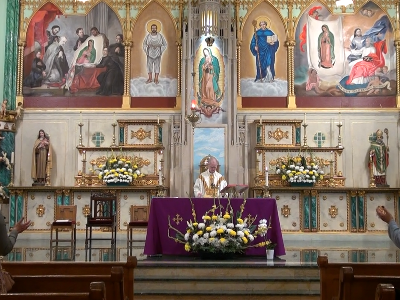 El obispo Peter Byrne celebró una Misa especial con motivo de la Fiesta de la Anunciación | Bishop Peter Byrne Celebrated a Special Mass on the Occasion of the Feast of the Annunciation