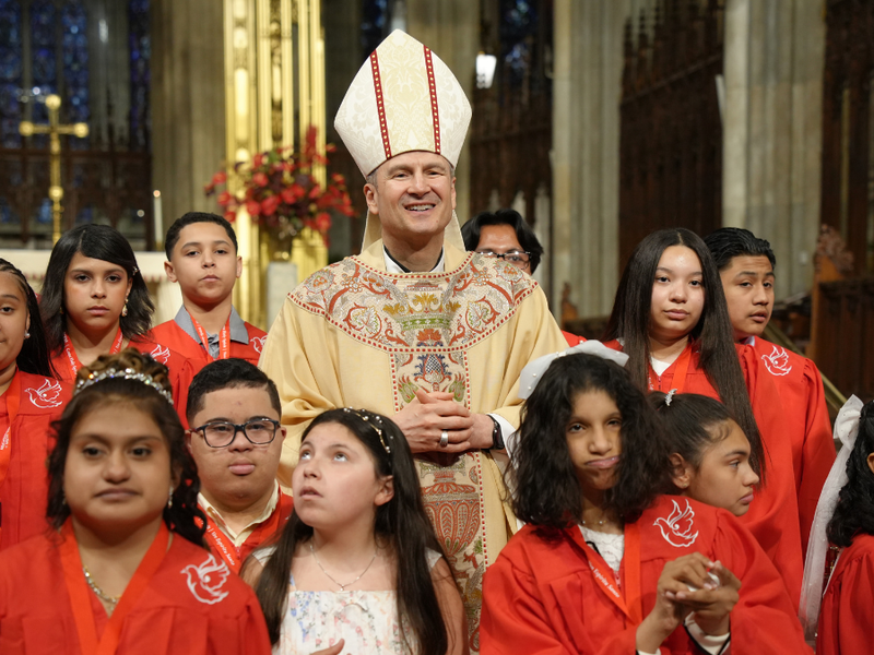 Confirmation Mass Celebrates 26 Young Adults with Special Needs at St. Patrick’s Cathedral