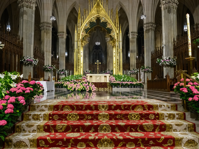 Cuaresma en la Catedral de San Patricio: decoración para la Pascua 