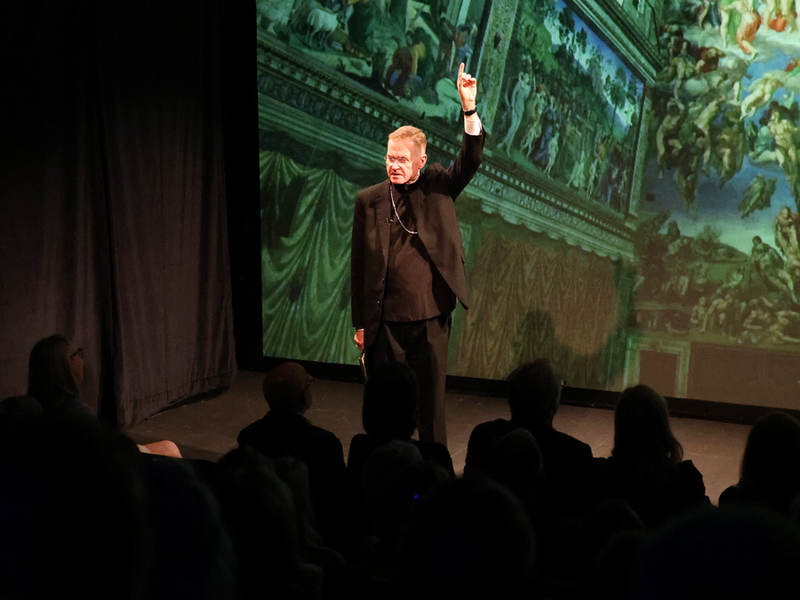 ‘Inside the Sistine Chapel’ with Bishop Edmund Whalen Brings Observations on Michelangelo to the Sheen Center