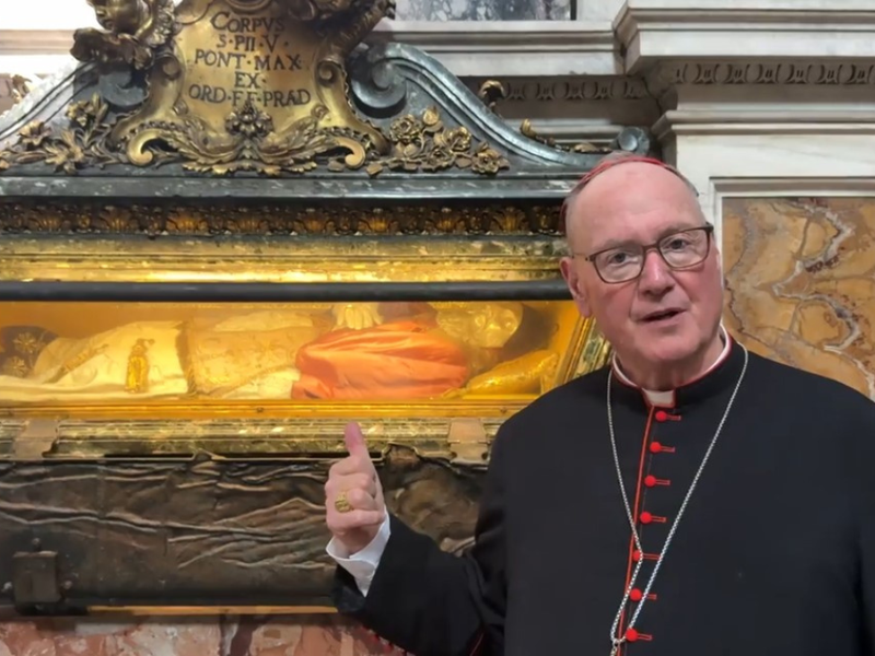 A Word from Cardinal Dolan: Rome | Pope St. Pius V