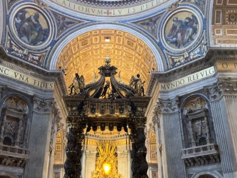 A Word from Cardinal Dolan: Rome | St. Patrick’s Cathedral in St. Peter’s Basilica