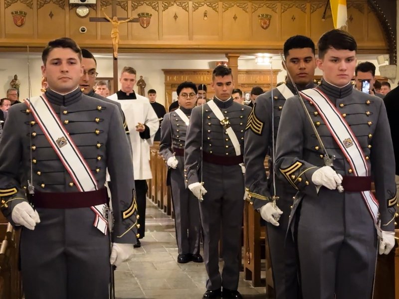 Cardinal Dolan Celebrates Mass at West Point