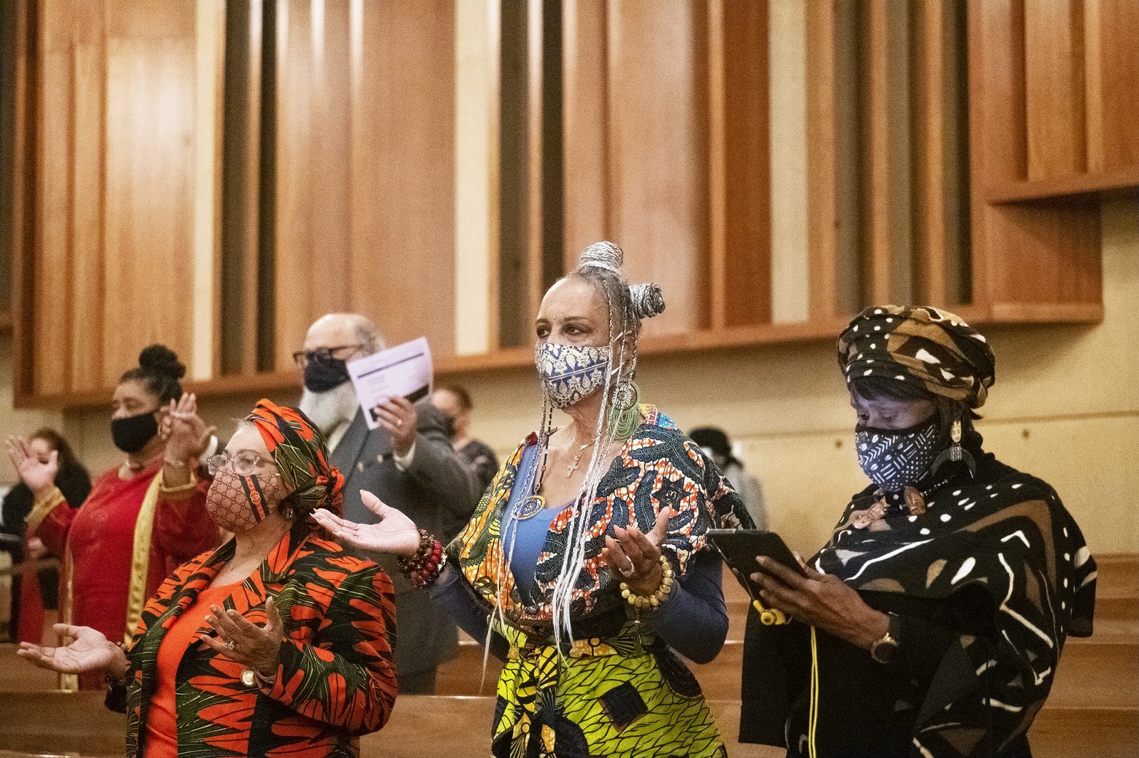 The life and achievements of African American Catholics were celebrated at the annual Black History Mass Feb. 19, 2022. (Victor Alemán)