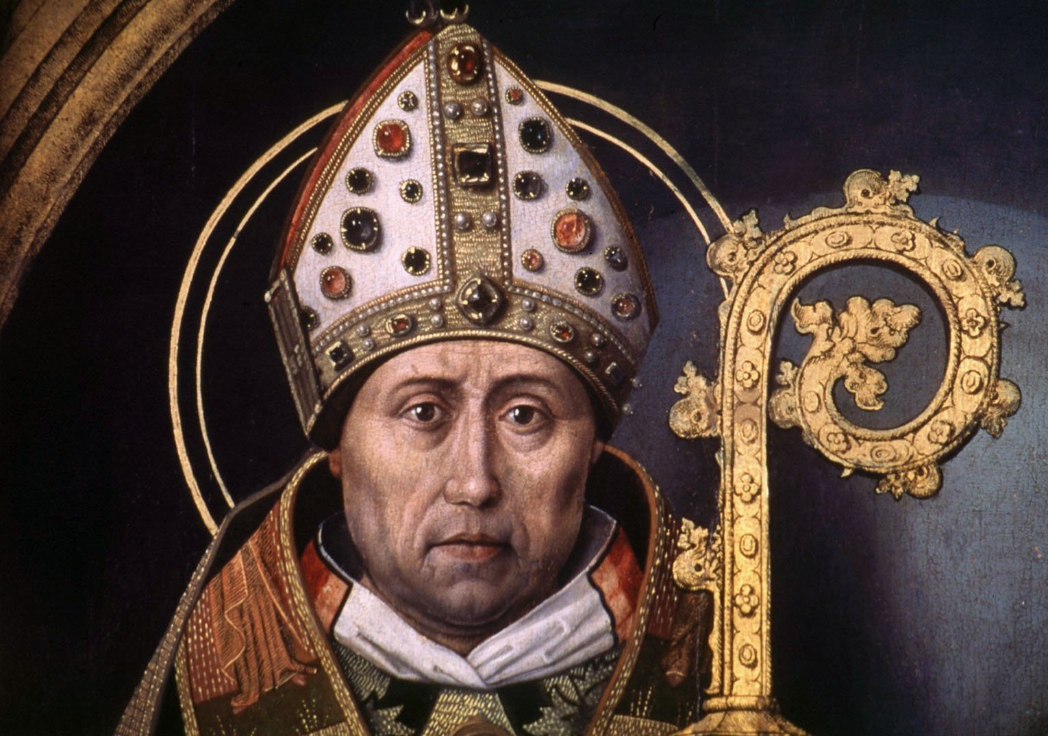 San Agustín es representado como obispo de la diócesis norteafricana de Hipona. Vivió entre los años 354 y 430 y se le considera padre de la Iglesia y doctor de la Iglesia. (Foto de archivo de OSV News)