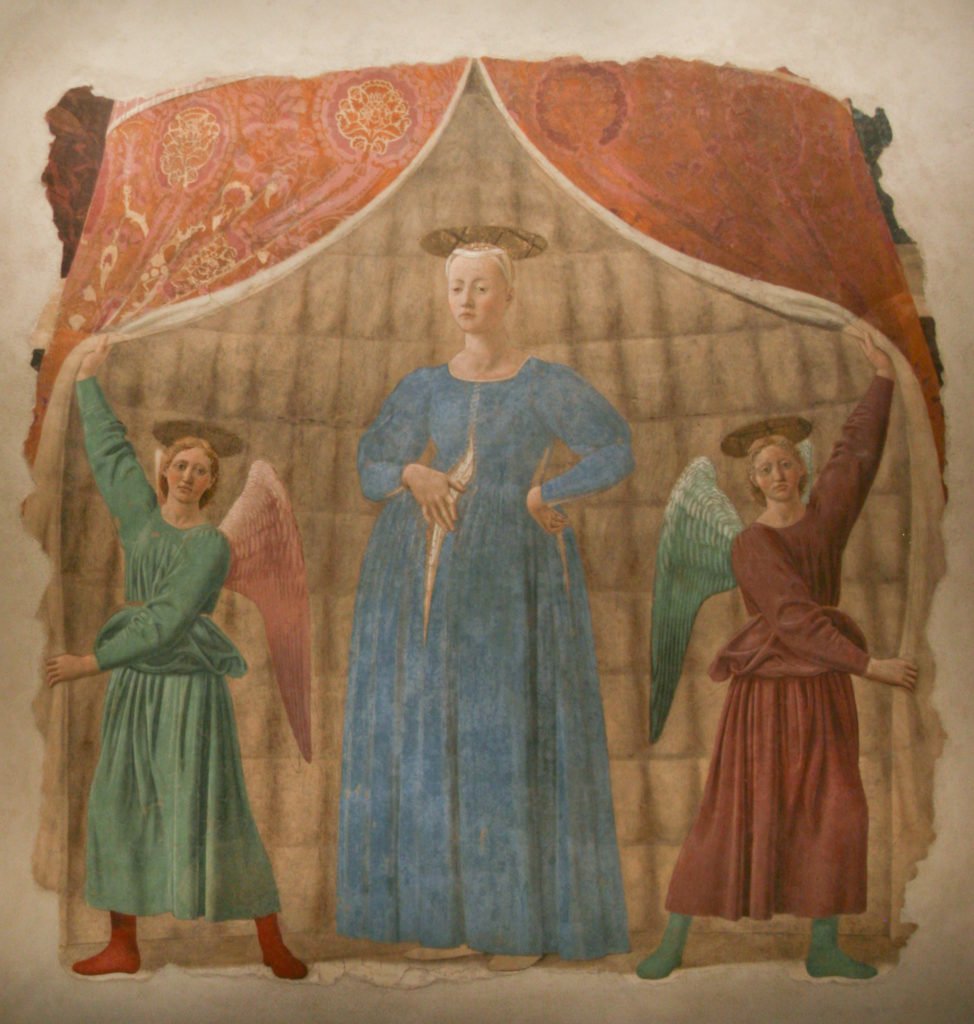 “Madonna del Parto”, de Piero della Francesca, 1415-1492, italiano. (Wikimedia Commons)
