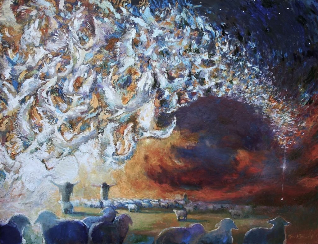 “Seeing Shepherds”, de Daniel Bonnell, 1955-, estadounidense.