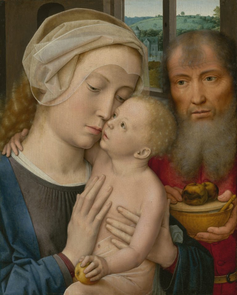 “La Sagrada Familia”, de Gerard David (1455-1523), pintor neerlandés. (Museo J. Paul Getty)