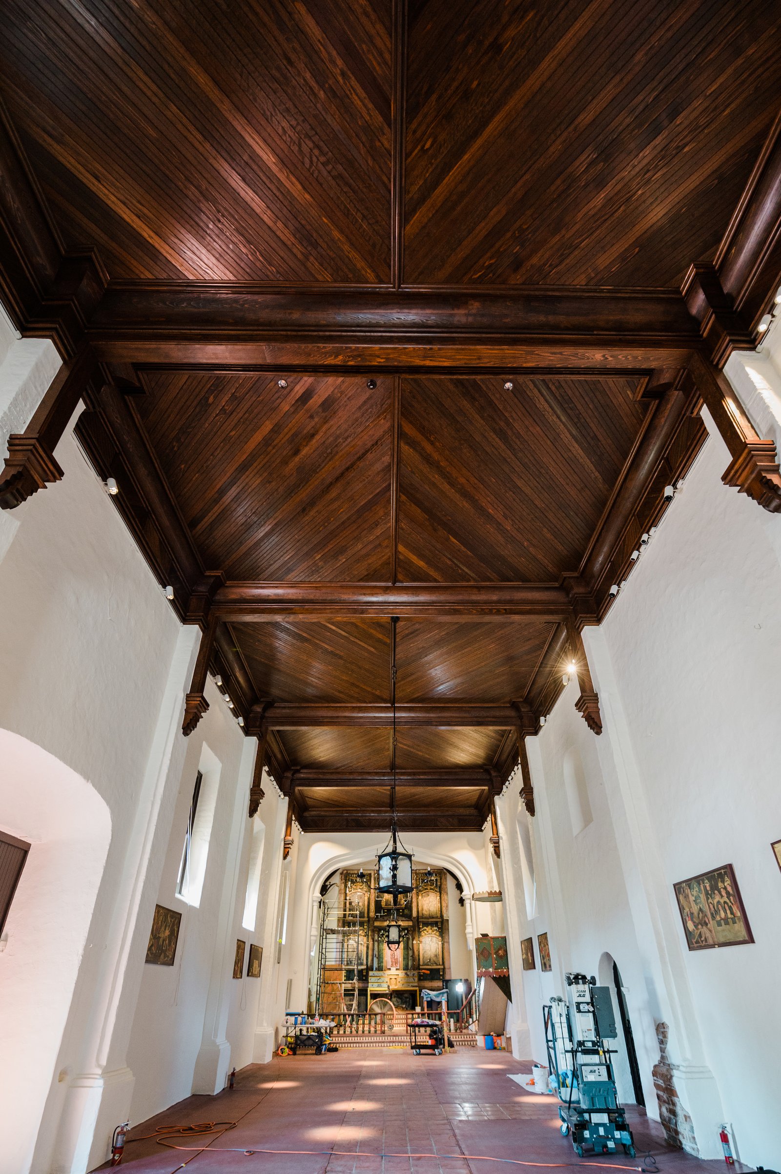 Redwood ceiling MSG