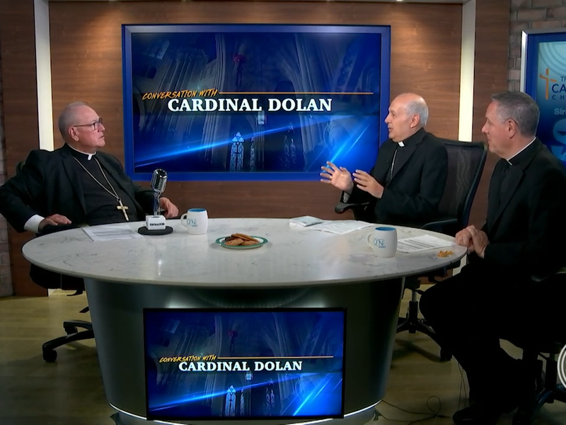 Cardinal Dolan and Vatican UN Envoy Discuss 60th Anniversary of the Holy See’s Work at the United Nations