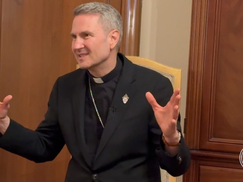 Archbishop Hicks Recalls Receiving His Pallium from Pope Leo XIV: ‘Beautiful Symbol’