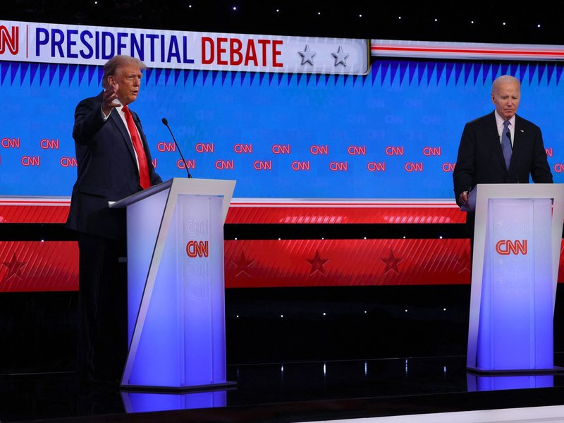 Presidential Candidates Spar over Abortion, Migrants, and Each Other in First Debate