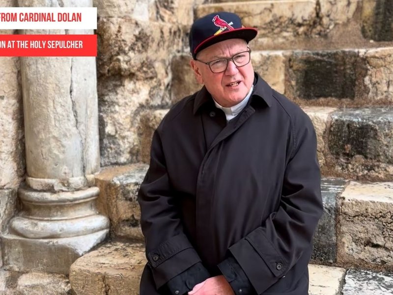 A Word from Cardinal Dolan: A Reflection at the Holy Sepulcher 