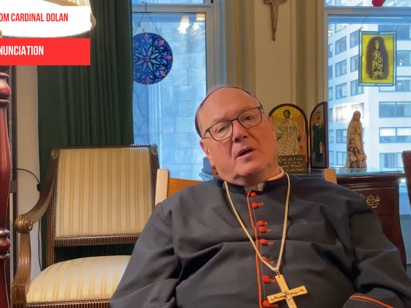 A Word from Cardinal Dolan: Annunciation