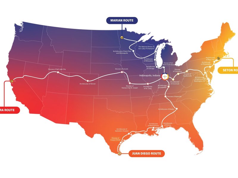 Eucharistic Pilgrimage Kicks off May 18-19 with Masses, and Processions at Iconic US Sites