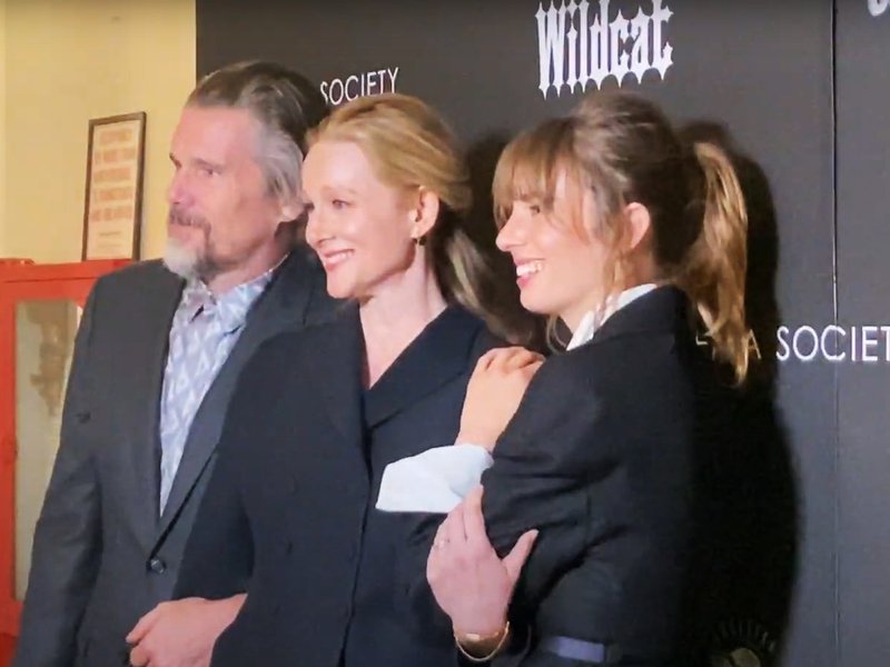Ethan and Maya Hawke Attend the Premiere of ‘Wildcat’ in Manhattan