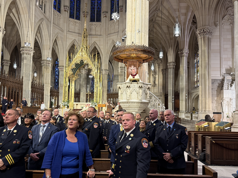 Guardian Mass Honors First Responders at St. Patrick's Cathedral