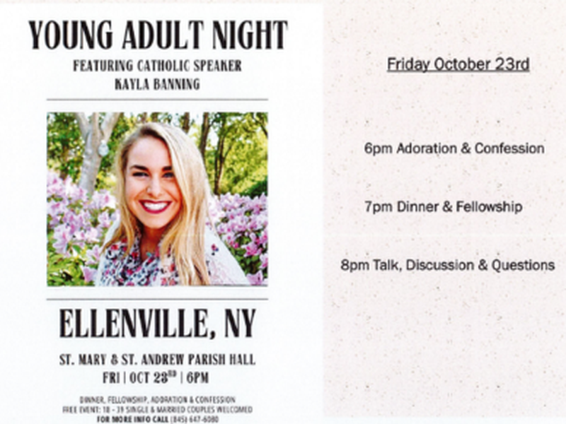 Young Adult Night in Ellenville
