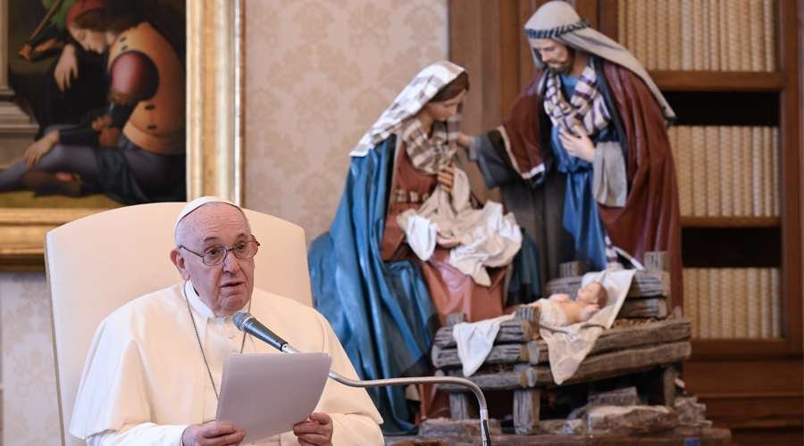 El Papa Francisco en la Audiencia General Foto: Vatican Media