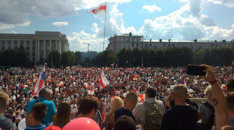 Protestas en Bielorrusia. Foto: CastleMound - Wikimedia Commons (CC BY-SA 4.0)