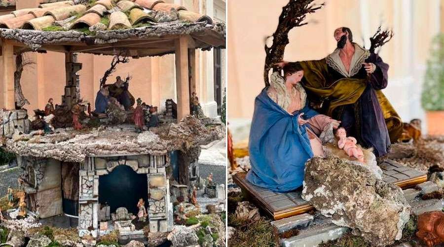Nacimiento creado con materiales reciclados en el Vaticano / Crédito: ACI Stampa