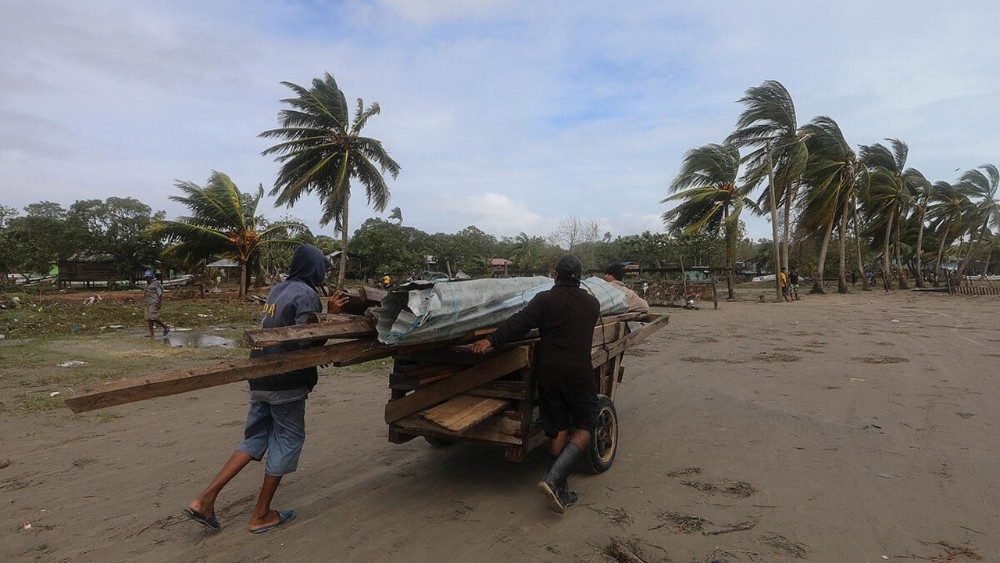 Desplazados en Nicaragua a causa del huracán ETA