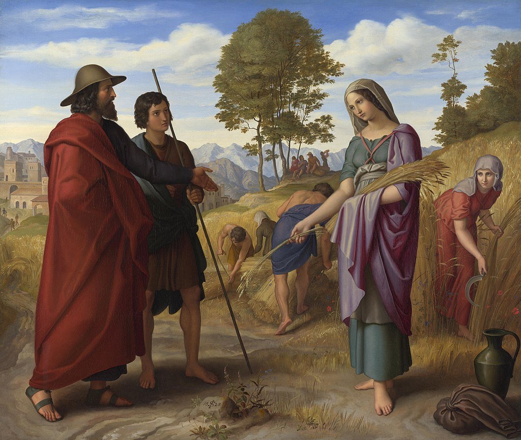 Ruth in Boaz's Field by Julius Schnorr von Carolsfeld. Foto Wikipedia