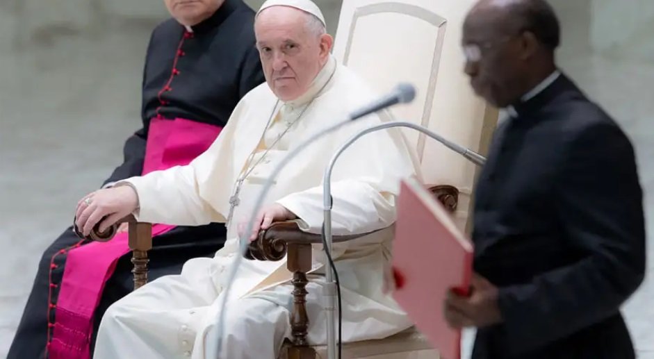 El Papa Francisco durante la Audiencia General. (Foto: Daniel Ibáñez / ACI Prensa)