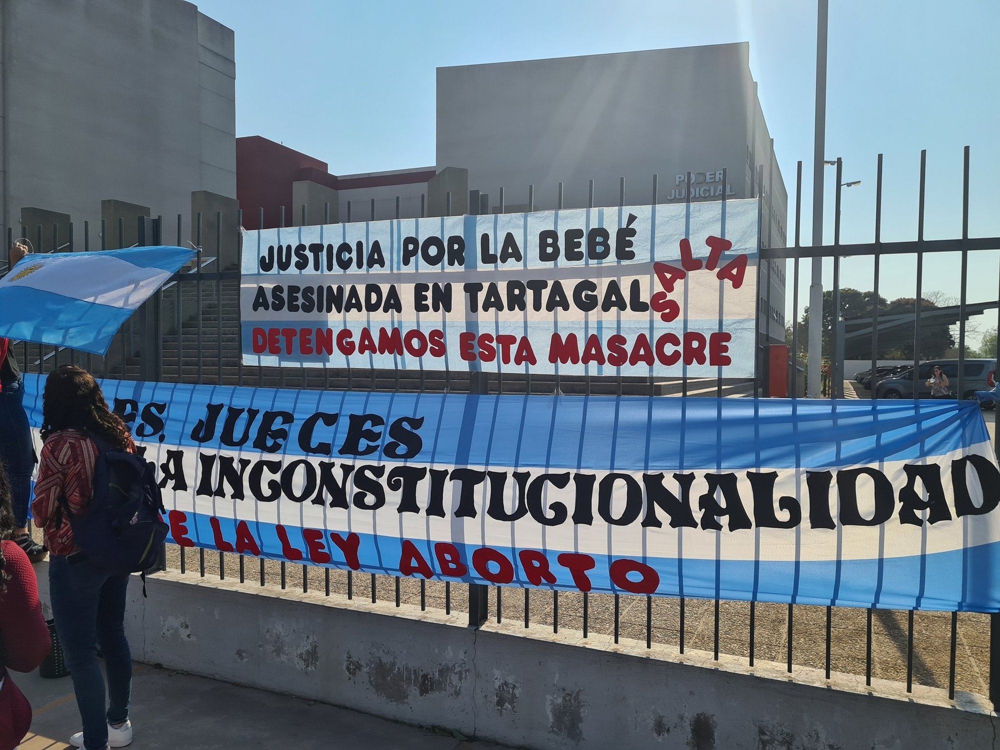 Protestas en Argentina por el aborto de una bebé de 22 semanas de gestación. (Foto: Cristina Fiore)