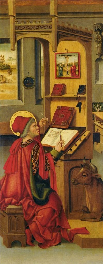 San Lucas, Evangelista, por Gabriel Mälesskircher. (Foto: Wikimedia Commons)