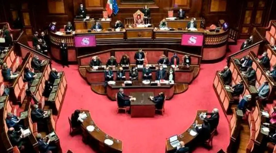 Sesión en el Senado italiano. (Foto: Senado de la República)