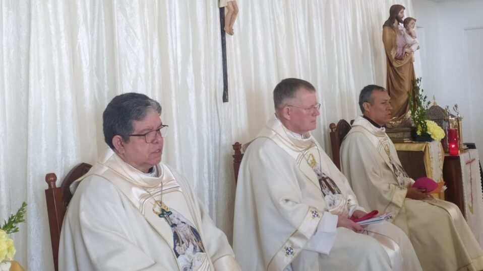 El Consejo Episcopal Latinoamericano y del Caribe eligió el miércoles 17 de mayo la nueva presidencia para el cuatrienio 2023-2027. Mons. Jaime Spengler, arzobispo de Porto Alegre y presidente del Celam, presidió la primera celebración eucarística tras su elección. (ADN Celam)