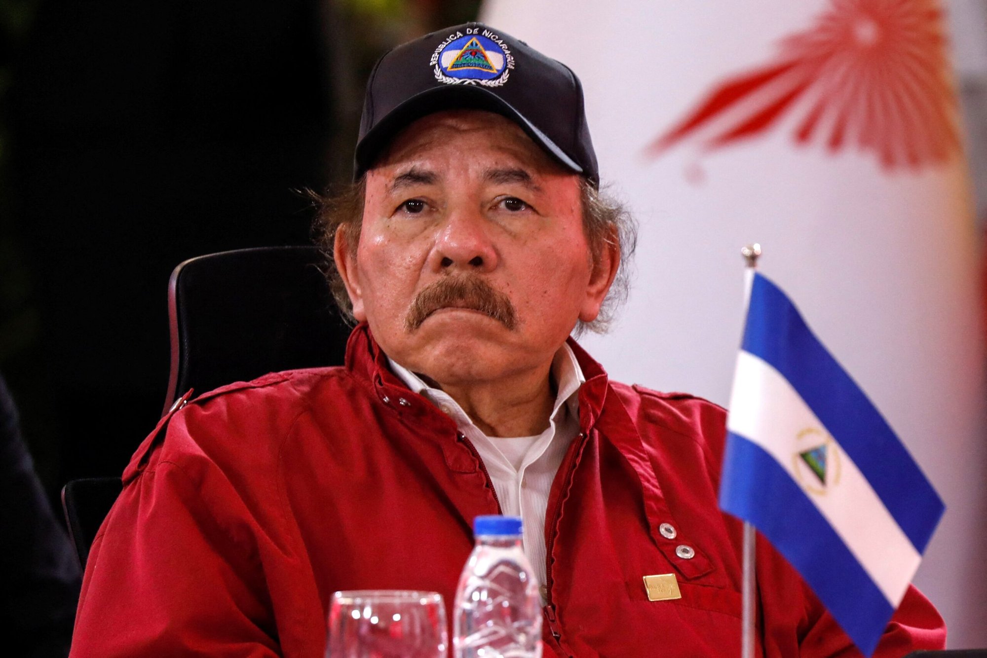 Nicaraguan President Daniel Ortega attends the Alba summit in Caracas, Venezuela, April 24, 2024. At least 11 churchmen were detained in early August by police and paramilitaries over a weeklong assault in northern Nicaragua, depleting the already demoralized Diocese of Matagalpa, whose leader, Bishop Rolando Álvarez, lives in exile. (OSV News photo//Leonardo Fernandez Viloria, Reuters)