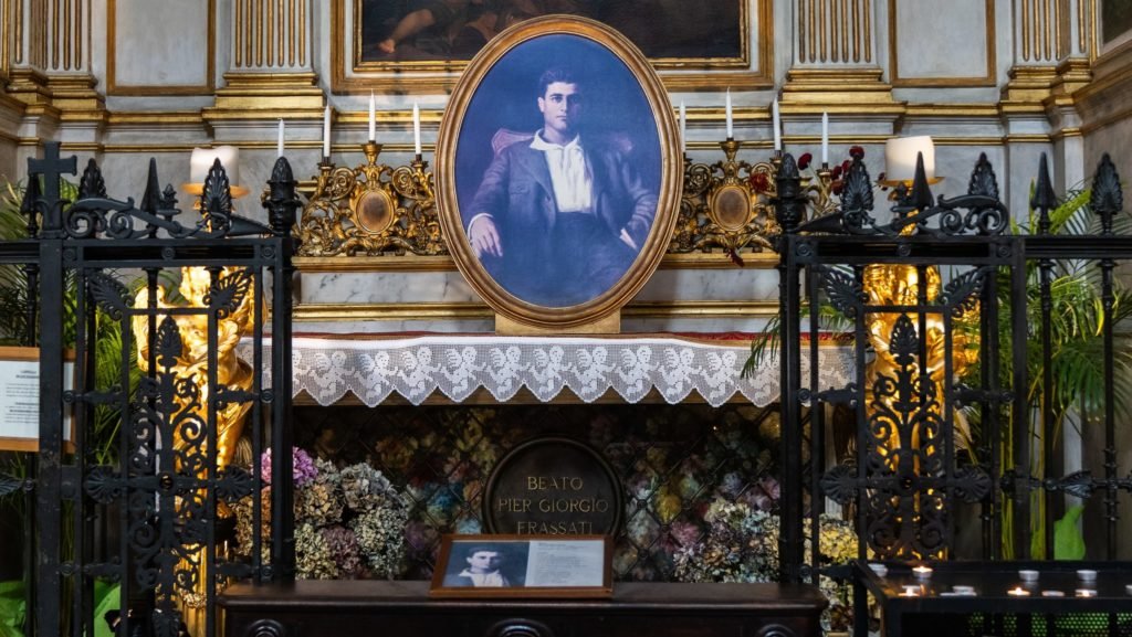 El lugar de enterramiento del beato Pier Giorgio Frassati en Turín, Italia. (Isabel Cacho)