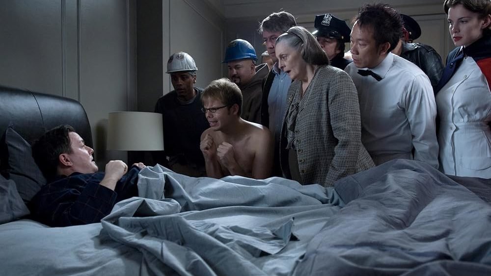 Ricky Gervais interpreta a un dentista que puede ver fantasmas en una escena de la película de 2008 “Ghost Town”. (IMDB)