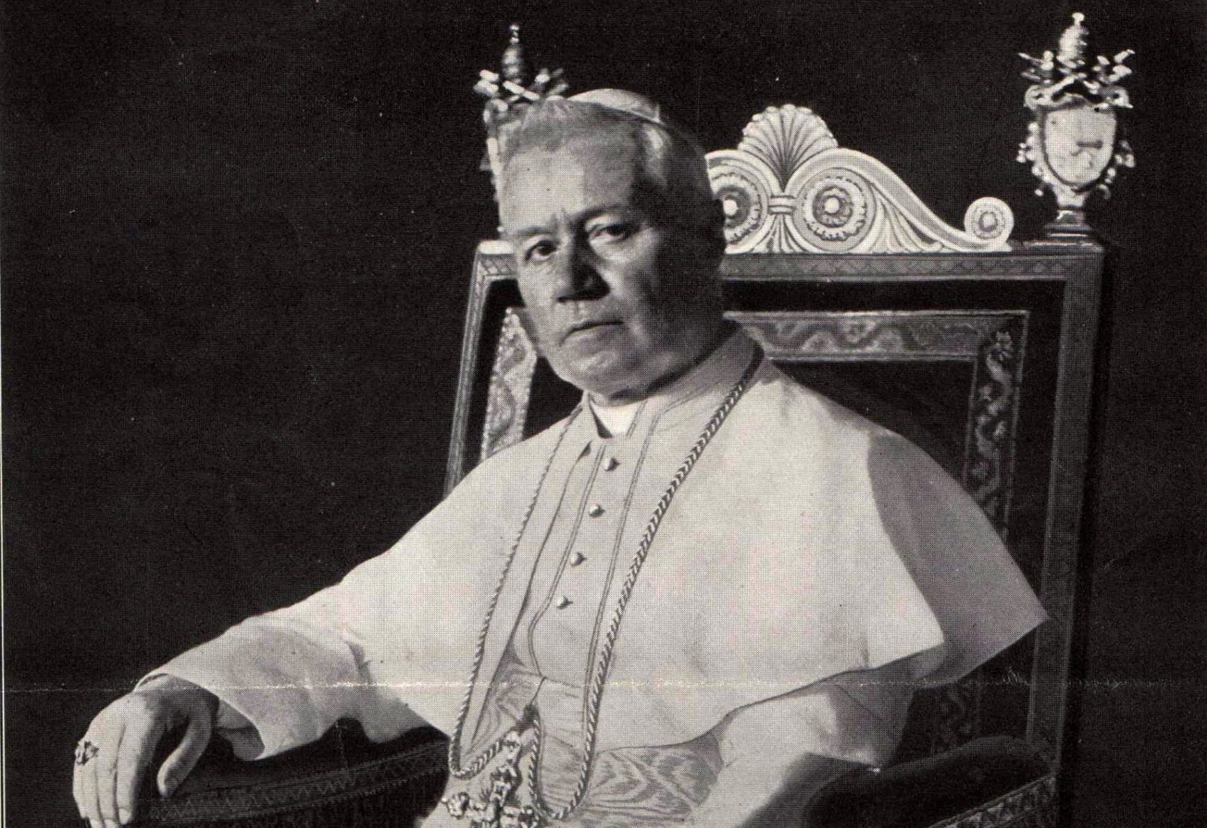 El papa san Pío X en 1903. (Wikipedia)