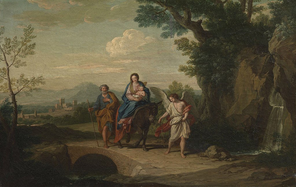 “The Flight Into Egypt,” by Guiseppe Bottani, 1717-1784, Italian. (Wikimedia Commons)
