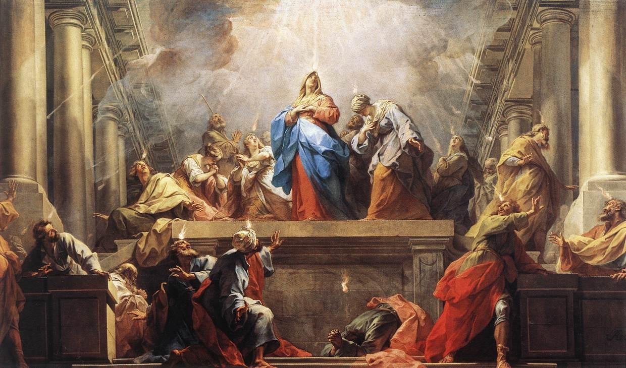 “Pentecost,” by Jean II Restout, 1692-1768, French. (Wikimedia Commons)