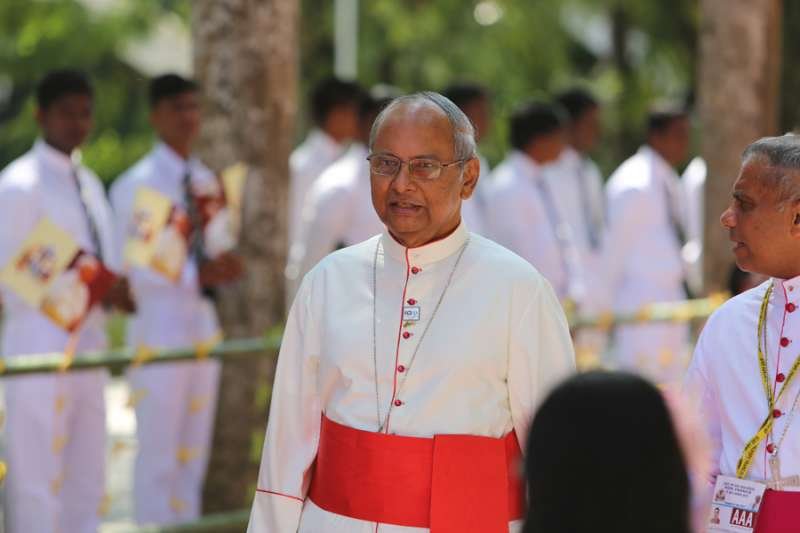 Cardinal Malcolm Ranjith of Colombo in his cathedral city