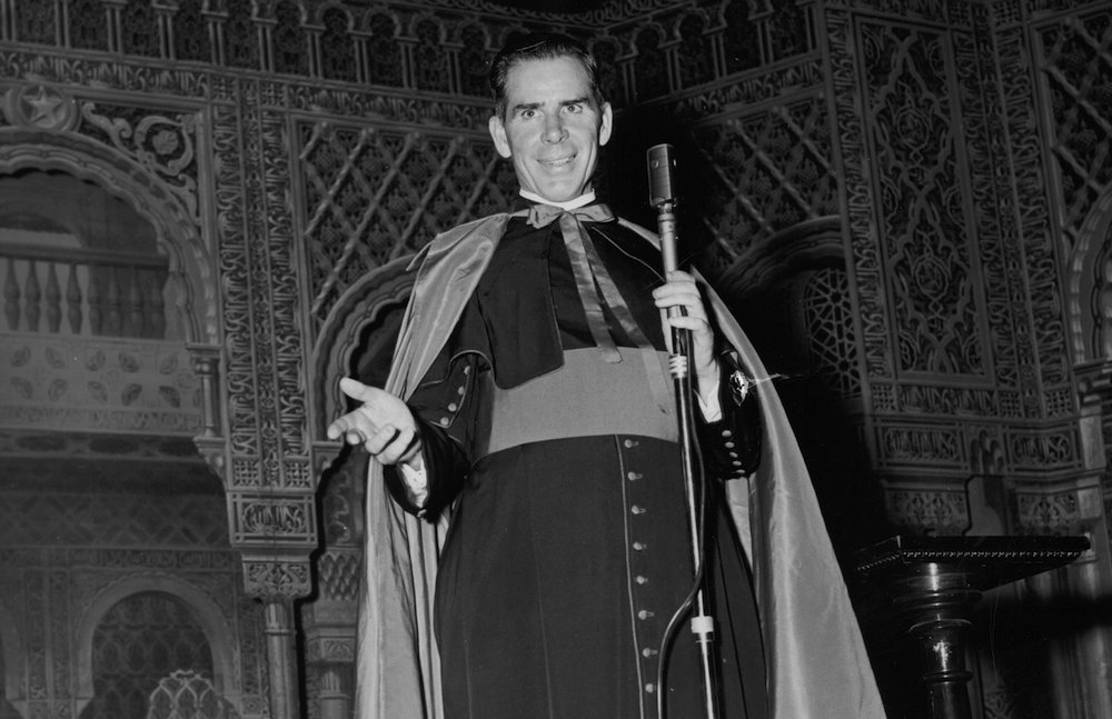 U.S. Archbishop Fulton Sheen is pictured in an undated file photo. (CNS photo/courtesy Pontifical Mission Societies)