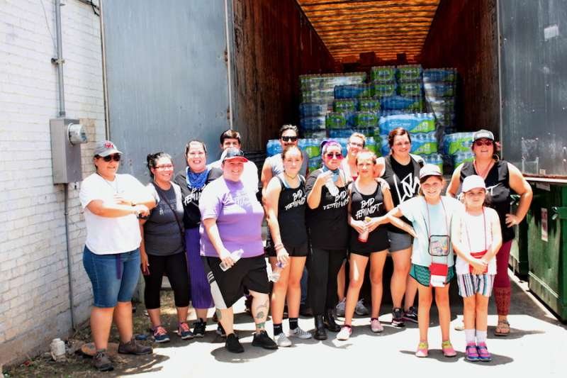 Teams with And Then There Were None and New Wave Feminists deliver supplies in McAllen