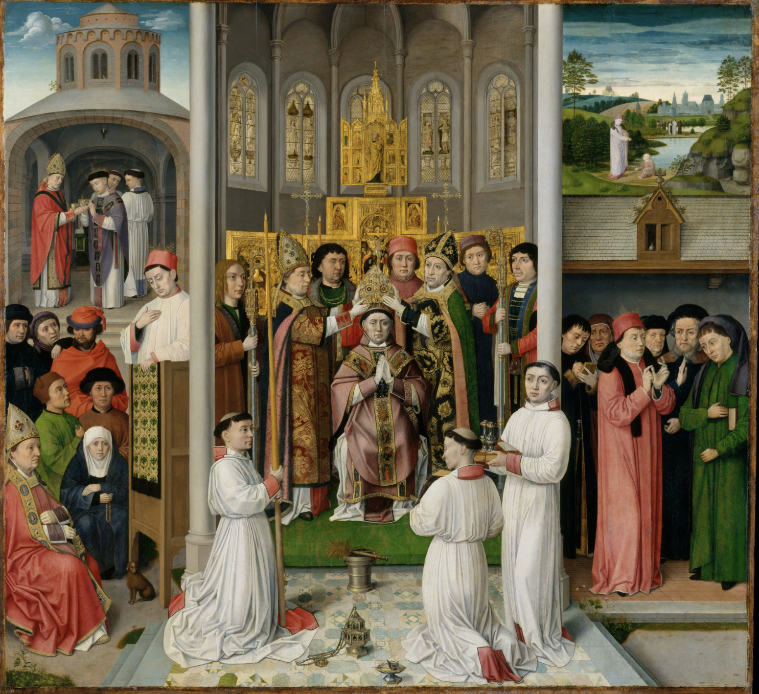 "Scenes from the Life of Saint Augustine of Hippo," ca. 1490, Master of Saint Augustine. (Metropolitan Museum of Art)