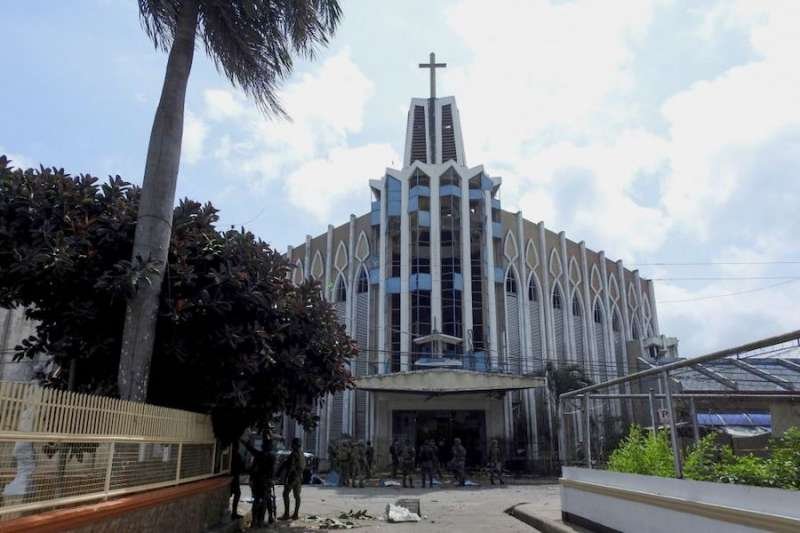 The Cathedral of Our Lady of Mount Carmel in Jolo was the site of a terrorist attack Jan. 27