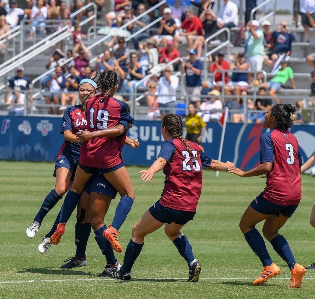 The LMU women’s soccer program is ranked 14th nationally for its commitment to academic and athletic performance by its student-athletes. (LMU ATHLETICS)