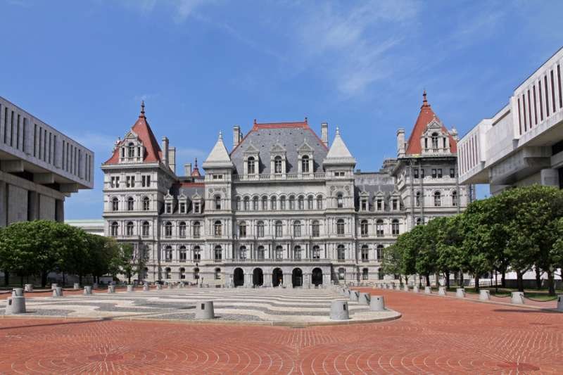 The New York capitol building. (Spiroview Inc/Shutterstock)