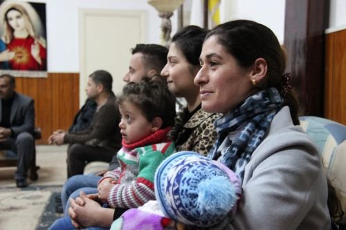 Christian refugees from Iraq and Syria in Jordan. Credit: Maria Lozano/Aid to the Church in Need.